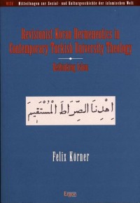 Image of Revisionist Koran Hermeneutics in Contemporary Turkish University Theology
