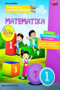 Image of Pendamping Tematik Terpadu Matematika Untuk SD/MI Kelas 1