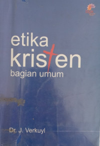 Image of ETIKA KRISTEN BAGIAN UMUM