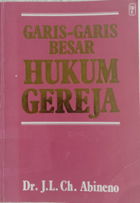 Image of Garis-Garis Besar Hukum Gereja