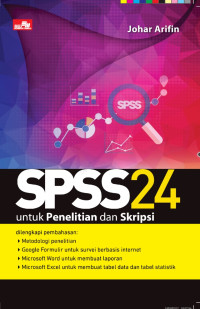 Image of SPSS 24 UNTUK PENELITIAN DAN SIKRIPSI