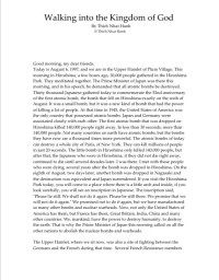 Image of Walking into the Kingdom of God