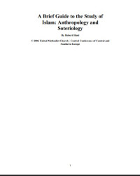 Image of A Brief Guide to the Study of Islam: Anthropology and Soteriology