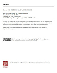 Image of RESTORING the BALANCE: JOHN 6:51