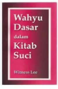 Image of Wahyu Dasar dalam kitab suci