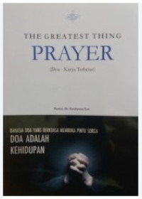 Image of The Greatest Thing Prayer