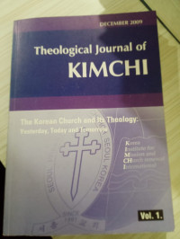 Image of Theological Journal of KIMCHI
