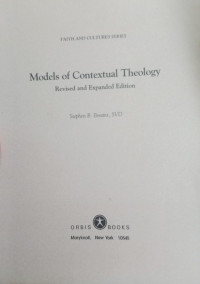 Image of Models Of Contextual Theology : Revised and Expanded Edition