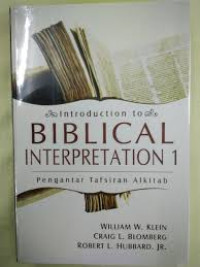 Image of Introduction Biblical Interpretation 1 = Pengantar Tafsiran Alkitab 1